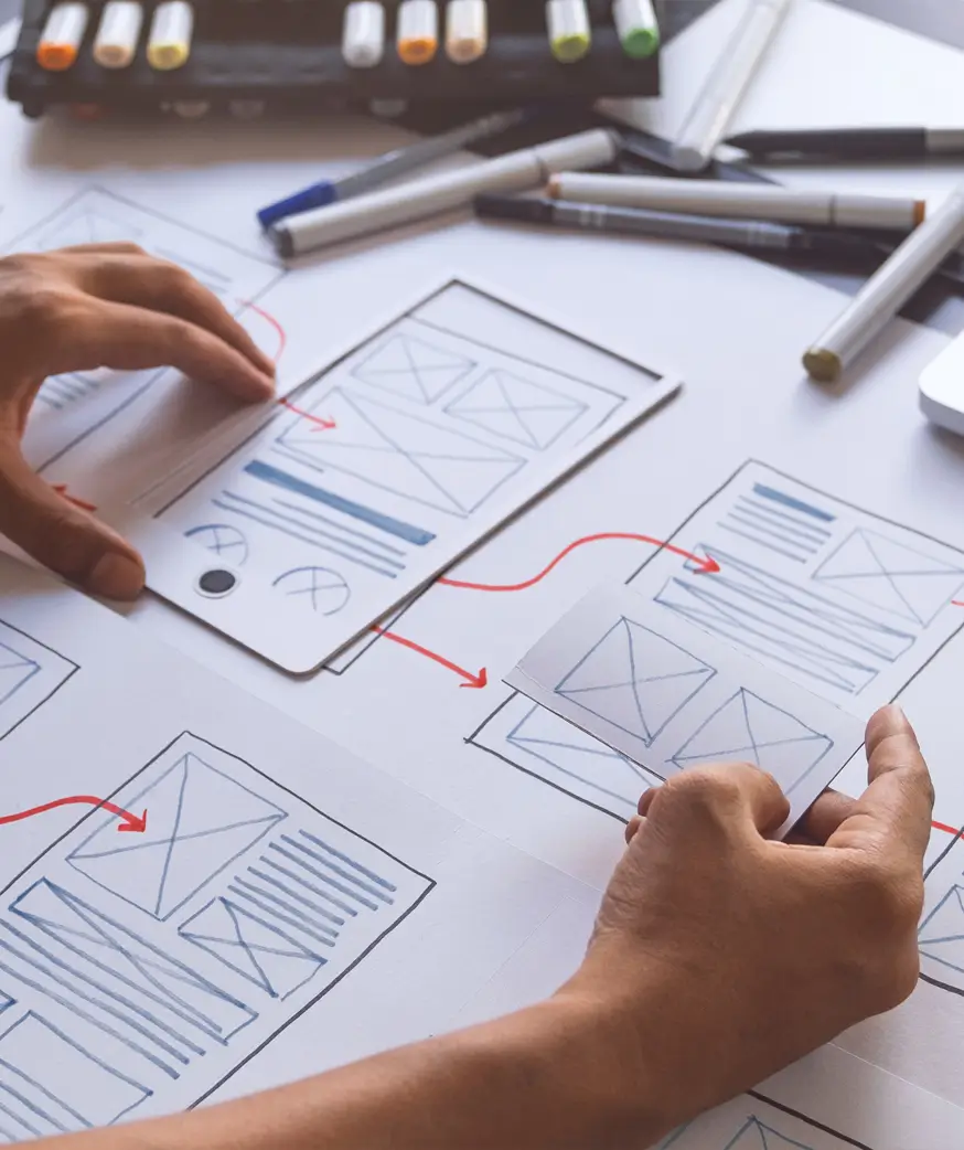 Walker Thomason UX design and prototyping work