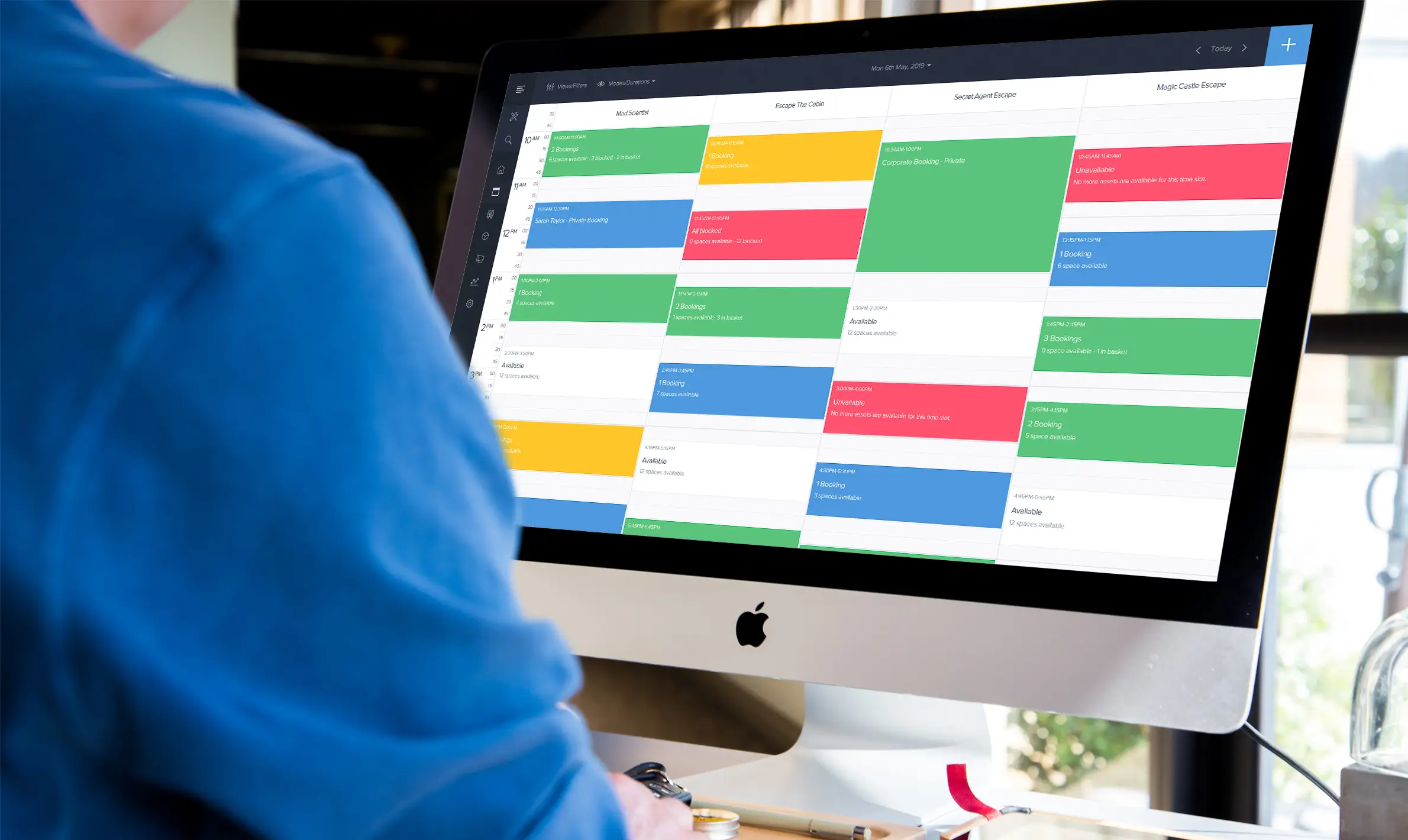 Resova SaaS booking platform guest checkout interface